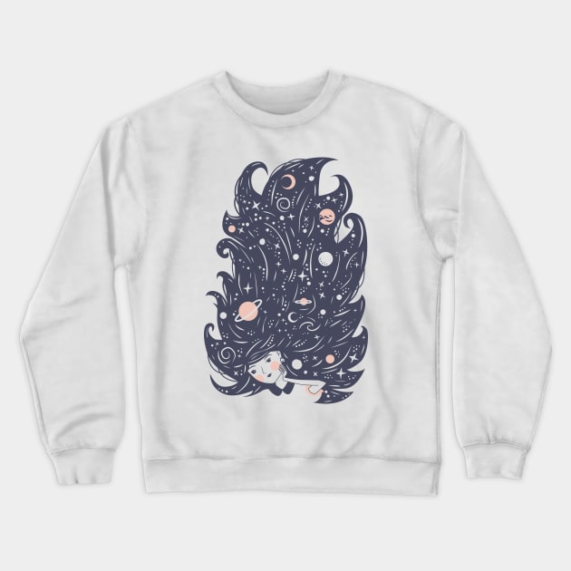 Cosmic girl Crewneck Sweatshirt by Becski